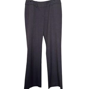 Ann Taylor LOFT Julie Trouser Pants Women's Size 10 Dark Gray Flat Front Dressy